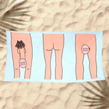 Beach Towel Absorbent Soft Microfiber Beach Towel Quick Dry Sexy Bath Towel for Bathroom Pool Camp Travel