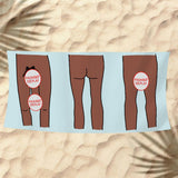 Beach Towel Absorbent Soft Microfiber Beach Towel Quick Dry Sexy Bath Towel for Bathroom Pool Camp Travel