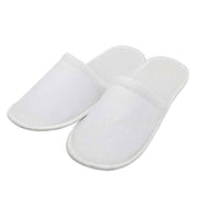 1 Pair Fleece Slippers Portable Washable One Time Non Slip Thick Home Slippers for Family Spa Guests Hotels Travel In Australia - Darrahopens