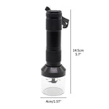 Electric Metal Grinder Flashlight Shaped Aluminum Alloy Herb Grinder Crusher Portable Electric Smart Grinder