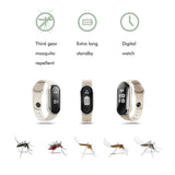 Mosquito Repellent Watch Ultrasonic Mosquito Repellent Bracelet Rechargeable Anti Mosquito Repeller Wristband