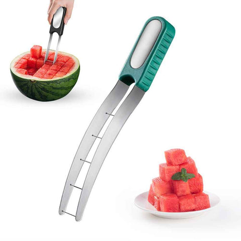 Watermelon Cutter Grater 304 Stainless Steel Watermelon Cube Cutter Fruit Salad Melon Cutter Kitchen Gadget In Australia - Darrahopens