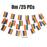 Rainbow Flag LGBT Pride String Flag Hanging Gay Lesbian Banners Bunting Flags Small Rainbow Flag Parade Festival Party Decorations In Australia - Darrahopens