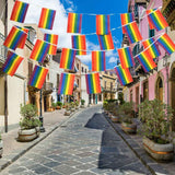 Rainbow Flag LGBT Pride String Flag Hanging Gay Lesbian Banners Bunting Flags Small Rainbow Flag Parade Festival Party Decorations In Australia - Darrahopens