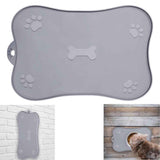Pet Placemat for Dog and Cat Waterproof Silicone Pet Feeding Pad Non Slip Rollable Mat for Prevent Food and Water Overflow In Australia - Darrahopens