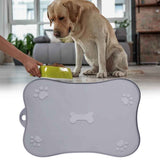 Pet Placemat for Dog and Cat Waterproof Silicone Pet Feeding Pad Non Slip Rollable Mat for Prevent Food and Water Overflow In Australia - Darrahopens