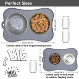 Pet Placemat for Dog and Cat Waterproof Silicone Pet Feeding Pad Non Slip Rollable Mat for Prevent Food and Water Overflow In Australia - Darrahopens