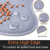 Pet Placemat for Dog and Cat Waterproof Silicone Pet Feeding Pad Non Slip Rollable Mat for Prevent Food and Water Overflow In Australia - Darrahopens