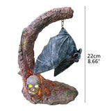 Halloween Resin Pumpkin Bat Decorations Lights Halloween Decor Lanterns Night Light Lamp In Australia - Darrahopens