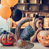 Halloween Resin Pumpkin Bat Decorations Lights Halloween Decor Lanterns Night Light Lamp