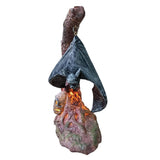 Halloween Resin Pumpkin Bat Decorations Lights Halloween Decor Lanterns Night Light Lamp