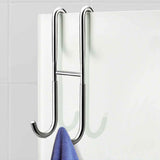 Shower Door Towel Hooks for Bathrooms Double Sided Glass Shower Hooks Over The Frameless Glass Shower Door Hook Bath Hook