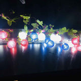 4th of July Decoration Lights 3 Meter 20 LED Independence Day String Lights with Red White Blue Balls Patriotic Patio Light for Patio Party Holiday Decor In Australia - Darrahopens