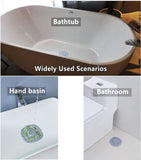 Hair Drain Catcher Shower Drain Cover Hair Stopper with Suction Cup for Bathroom Bathtub Kitchen