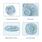 Hair Drain Catcher Shower Drain Cover Hair Stopper with Suction Cup for Bathroom Bathtub Kitchen