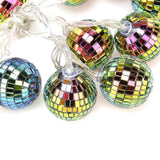 1.8m 10 Lights 5cm Golden Sphere Warm Light Mirror Light String Christmas Lights String Christmas Tree Decoration In Australia - Darrahopens