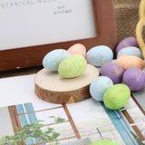 Easter Eggs Ornament Mini Foam Egg with Basket for Crafts and Spring Easter Party Decorations