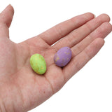 Easter Eggs Ornament Mini Foam Egg with Basket for Crafts and Spring Easter Party Decorations
