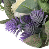 Lavender Wreath Artificial Lavender Floral Wreath for Wedding Party Wall Window Backdrop Home Decor In Australia - Darrahopens