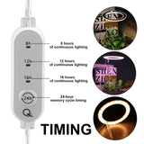 LED Plant Growing Lamp Full Spectrum Indoor Sunlight Plants Growth Lamp for Indoor Plant Veg Flower