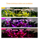 LED Plant Grow Light 5 Dimmable Modes Timing USB LED Plant Lamp for Succulents Potted Plants