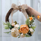 Simulation Peony Garland Outdoor Decoration Garland Wedding Home Door Decoration In Australia - Darrahopens
