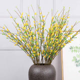 Artificial Flower Branch Simulation Bendable Decorative Fake Camellia Flowers for Arrangements Craft Projects Yellow In Australia - Darrahopens