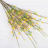 Artificial Flower Branch Simulation Bendable Decorative Fake Camellia Flowers for Arrangements Craft Projects Yellow In Australia - Darrahopens