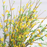 Artificial Flower Branch Simulation Bendable Decorative Fake Camellia Flowers for Arrangements Craft Projects Yellow In Australia - Darrahopens