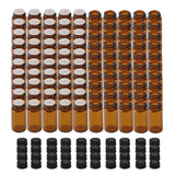 100Pcs Essential Oil Bottle Thick Glass Shock Resistant UV Protection Portable Essential Oil Bottle Brown In Australia - Darrahopens