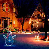 Funny Snowman Light Durable Metal Bright Light Decorative Stylish Snowman Light for Winter Christmas In Australia - Darrahopens