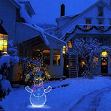 Funny Snowman Light Durable Metal Bright Light Decorative Stylish Snowman Light for Winter Christmas