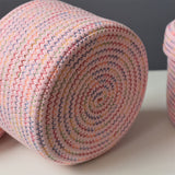 Storage Basket Soft Cotton Basket Cute Decorative Multifunction Basket for Bedroom Office Living Room In Australia - Darrahopens
