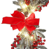 Artificial Christmas Swag Beautiful Exquisite Fade Resistant Christmas Teardrop Swag for Front Door Wall Living Room Kitchen Store Garden In Australia - Darrahopens