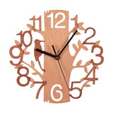 Wooden Wall Clock 8.7in Diameter White Double Layer Ultra Quiet Silent Wall Clock In Australia - Darrahopens