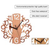 Wooden Wall Clock 8.7in Diameter White Double Layer Ultra Quiet Silent Wall Clock In Australia - Darrahopens