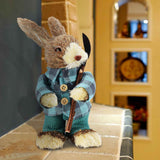 Cattail Eco Friendly Bright Colors Lifelike Durable Easter Bunny Figurine
