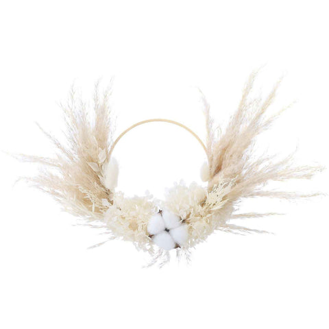 Pampas Grass Wreath Lovely Fluffy Full Wall Wreaths for Living Room Bedroom Study In Australia - Darrahopens