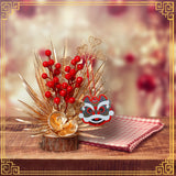Chinese New Year Tree Ornament Spring Festival Desktop Decorative Ornament Home Decor for Bedroom Living Room