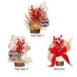 Chinese New Year Tree Ornament Spring Festival Desktop Decorative Ornament Home Decor for Bedroom Living Room