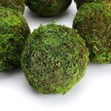 6pcs Moss 10cm Green Vase Bowl Filler Balls for Christmas Tree Garden Weddings Home Party Decor