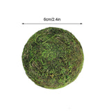 6pcs Moss 10cm Green Vase Bowl Filler Balls for Christmas Tree Garden Weddings Home Party Decor