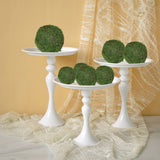 6pcs Moss 10cm Green Vase Bowl Filler Balls for Christmas Tree Garden Weddings Home Party Decor