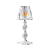 Glass Candle Holder Tansparent Table Lamp Shape Candlestick Holder for Din In Australia - Darrahopens