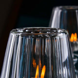 Glass Candle Holder Tansparent Table Lamp Shape Candlestick Holder for Din In Australia - Darrahopens
