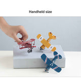 3pcs Airplane Hanging Ornament Retro Decoration Iron Airplane Model for Car Desktop Yellow Red Blue In Australia - Darrahopens