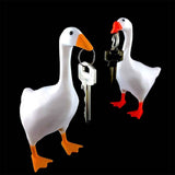 White Duck Magnetic Display Piece Resin Decoration Magnetic Goose Key Holder In Australia - Darrahopens