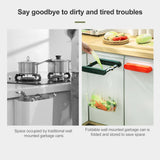 Foldable Plastic Bag Stand for Trash Can Stand Wall Mounted Garbage Bag Stand