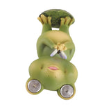 Garden Patio Fence Solar Lights Scare Frog Resin Decorative Ornaments