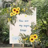 Wedding Welcome Flower Wedding Arch Flower Artificial Bouquet Handmade Fake Flower Decoration